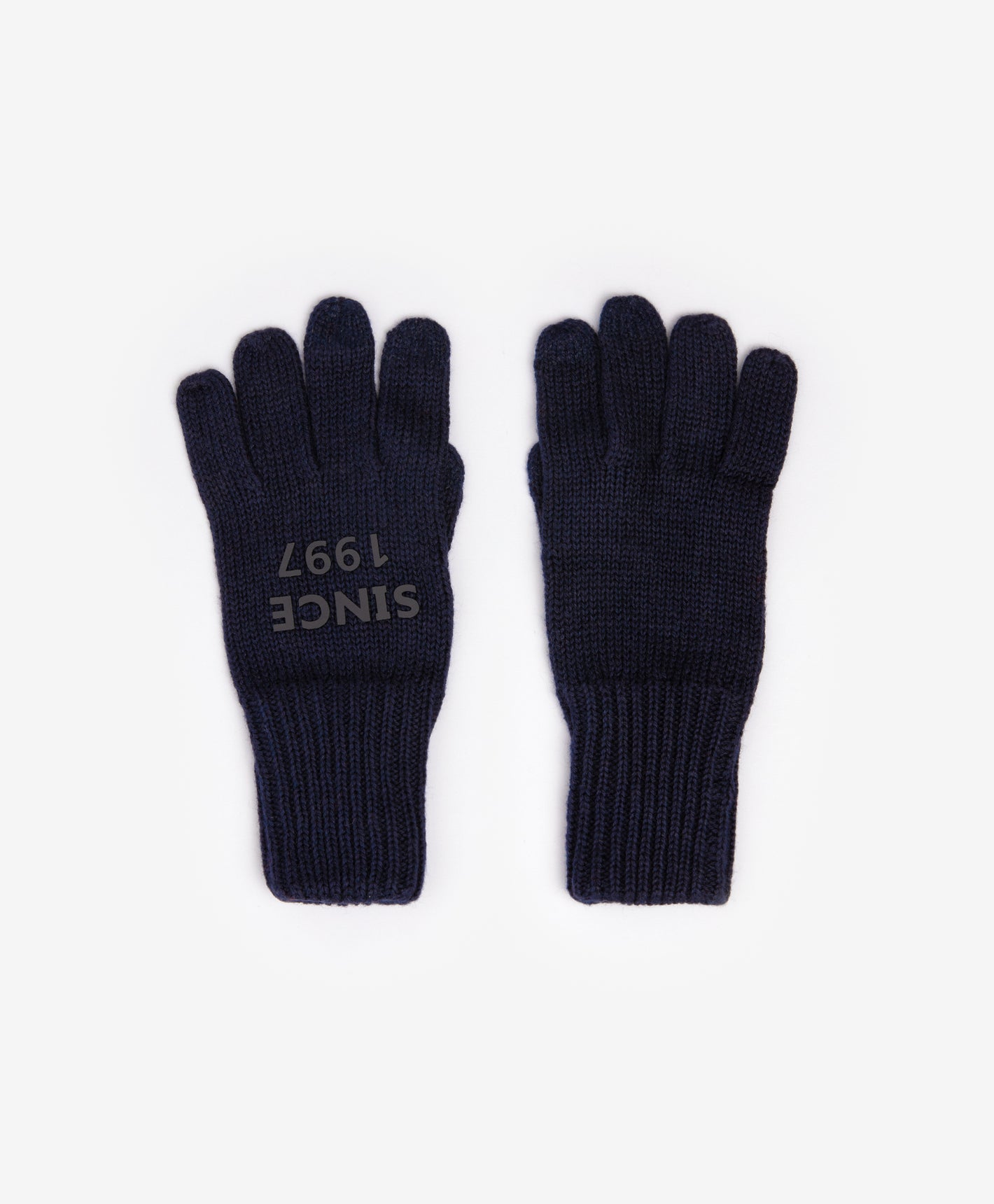 Gulliver Navy Blue Knitted Gloves for Boys - Mini