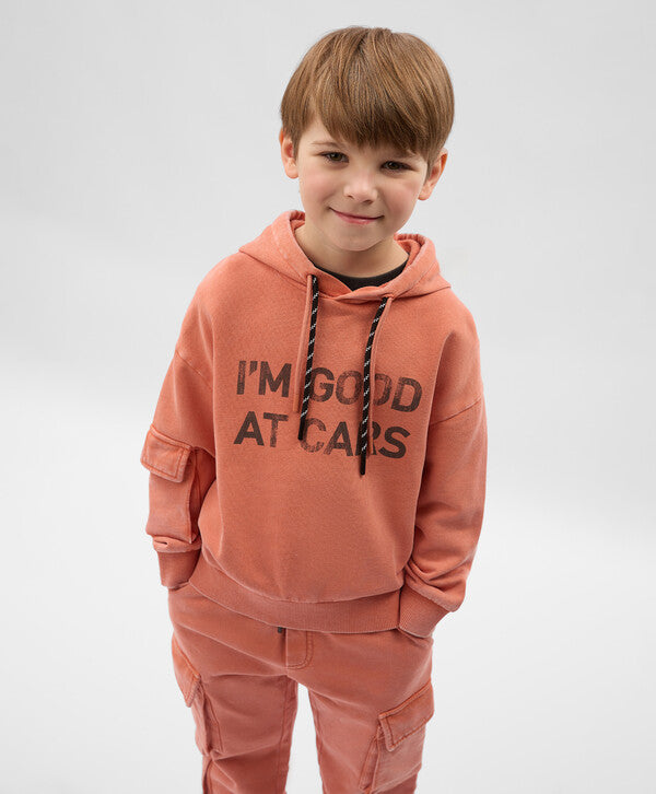 Gulliver Brick Hoodie for Boys - Mini