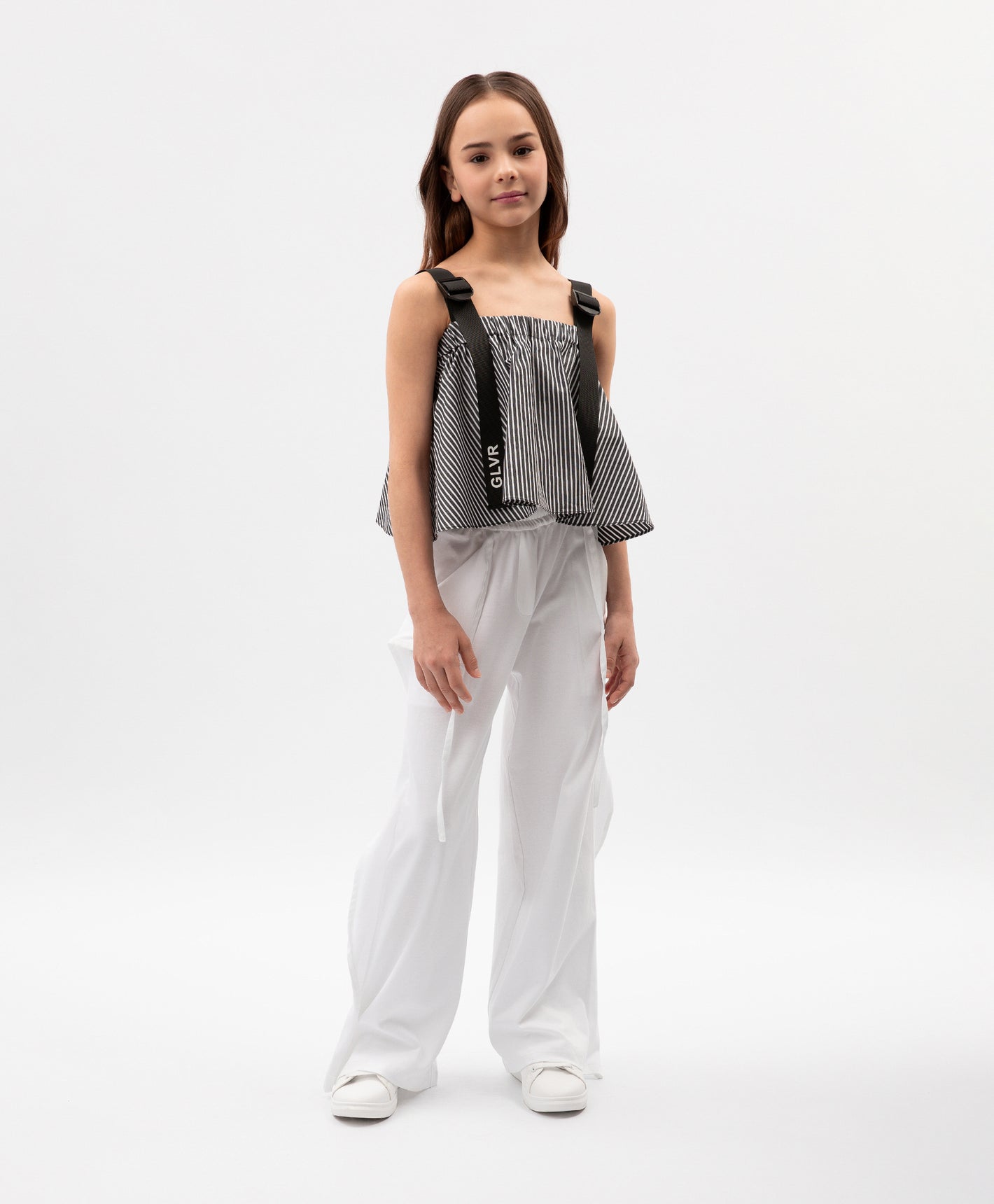 Gulliver Black And White Top for Girls - Junior