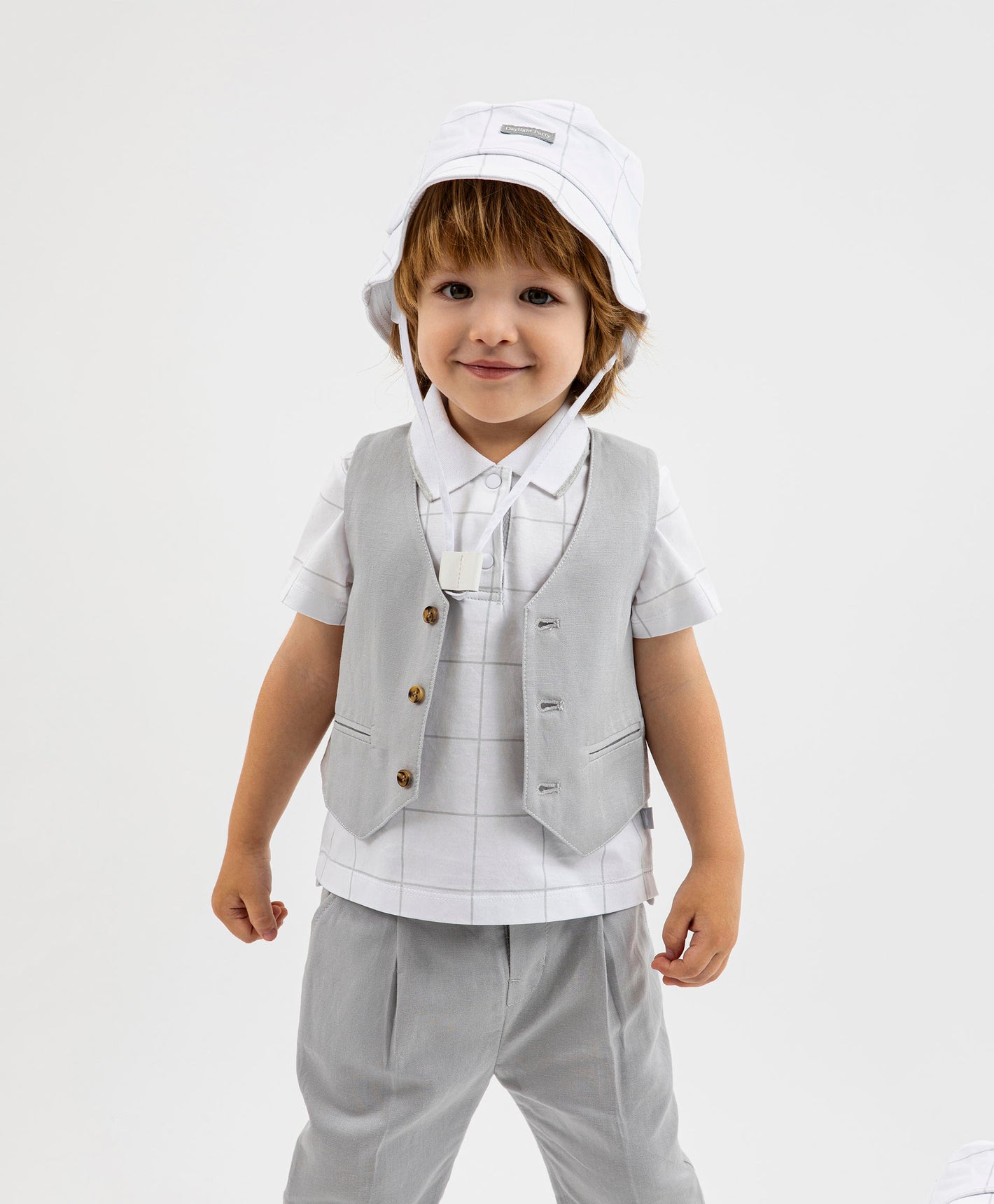 Gulliver Gray Vest for Boys - Baby