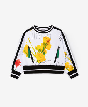 Gulliver White Sweatshirt for Girls