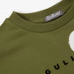 Gulliver Green Cropped Oversized T-Shirt for Girl Mini-Ecuador