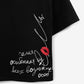 Gulliver Black Short Sleeve T-shirt for Girl Party-Art Object