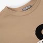 Gulliver Oversized Short-Sleeve Beige T-Shirt Girl Mini-Ecuador