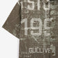 Gulliver Khaki Short-Sleeve Shirt with Print for Boy Mini