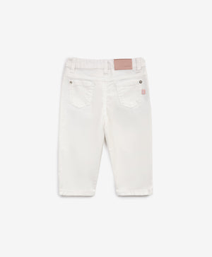 Gulliver White Jeans for Girl Baby-Pointe Shoes