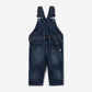 Gulliver Blue Denim Bib Overalls for Boy Baby-Highway