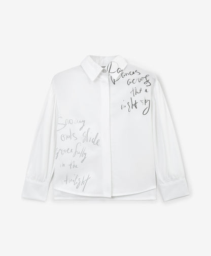 Gulliver Blouse long sleeve White for Girls Mini - Polar Owl