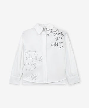 Gulliver Blouse long sleeve White for Girls Mini - Polar Owl