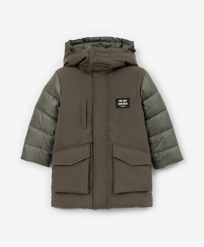 Gulliver Demi-season jacket Khaki for Boys Mini - Layout