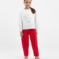 Gulliver Red Straight Cargo Pants for Girls
