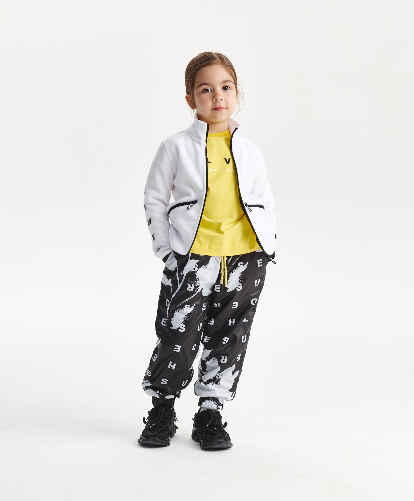 Gulliver Fleece sweatshirt White for Girls Mini - Baccara