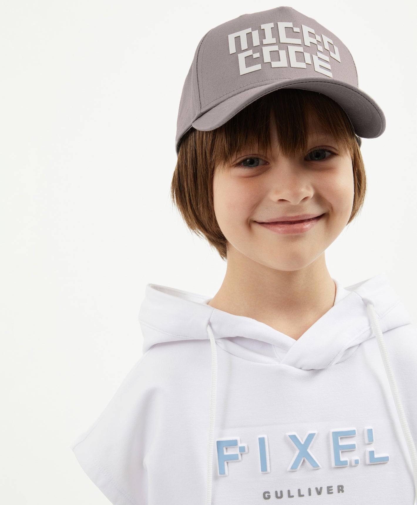 Gulliver Gray Baseball Cap for Boy Mini-Pixels