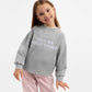 Gulliver Gray Long Sleeve T-Shirt with Decorative Accents for Girls