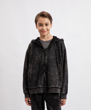 Gulliver Hoodies Black for Boys Junior - Printer