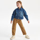 Gulliver Trousers Beige for Girls Mini - Irbis