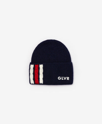 Gulliver Navy Knitted Beanie Hat for Girls