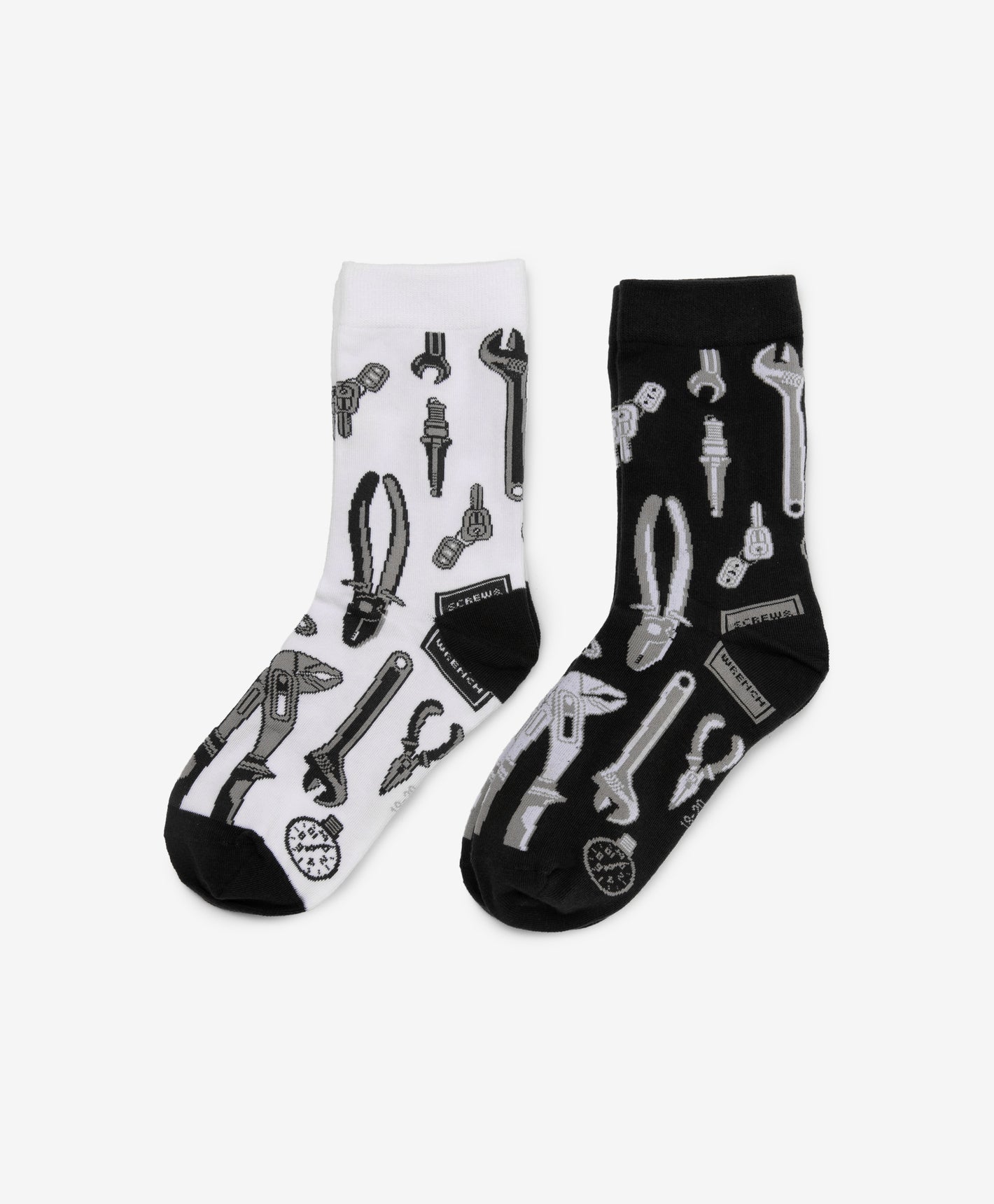 Gulliver White, dark gray Socks set of 2 pairs for Boy