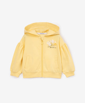 Gulliver Yellow Hoodies for Girl Baby-Buttercups