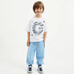 Gulliver Light Blue Knit Jogger Pants for Boy Mini-Pixels