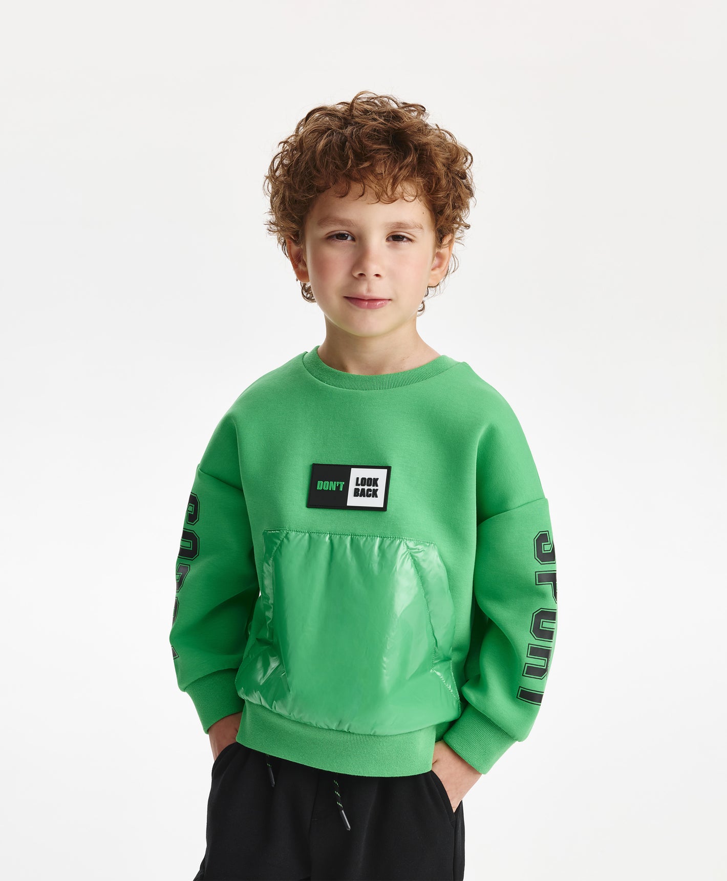 Gulliver Sweatshirt Green for Boys Mini - Drafting