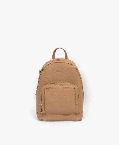 Gulliver Beige Eco-Leather Backpack for Girls