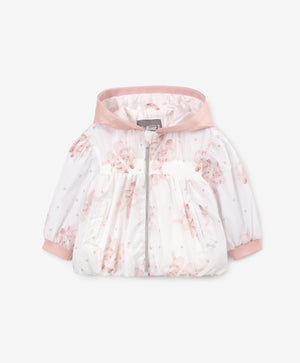 Gulliver White Windbreaker for Girl Baby-Pointe Shoes