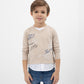 Gulliver Beige Longsleeve t-shirt for Boy