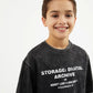 Gulliver Gray Short Sleeve T-shirts for Boy Junior-Matrix