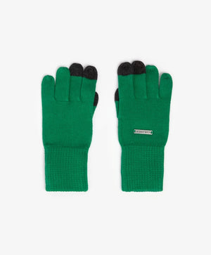 Gulliver Green Knitted Gloves with Touchscreen Tips for Boys