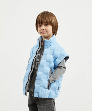 Gulliver Blue Quilted Insulated Vest for Boy Mini-Pixels