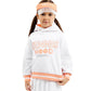 Gulliver White Hoodie with Typographic Print for Girl Mini-Court