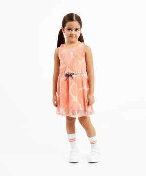 Gulliver Trapeze Mesh Dress Multicolor for Girl Mini-Court