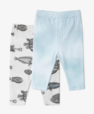 Gulliver Footless Pants for Boys – Set of 2, Multicolor