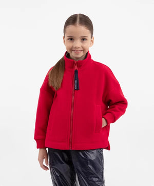 Gulliver Red Fleece Hoodie for Girls