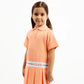 Gulliver Coral Polo Short-Sleeve Knit Dress for Girl Mini-Court