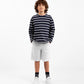Gulliver White Poplin Shorts for Boy Junior-Transit