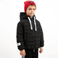 Gulliver  Black Quilted Jacket for Boy Mini-Lighthouse