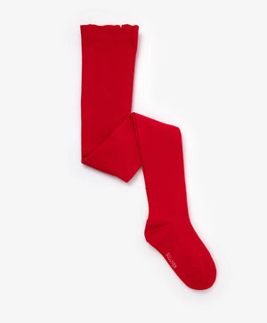 Gulliver Red Patterned Tights for Girls