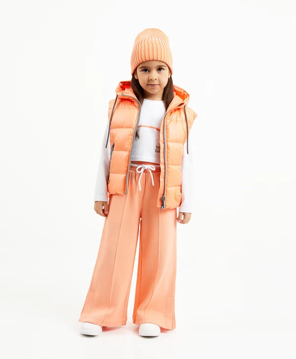 Gulliver Coral Knit Palazzo Trousers for Girl Mini-Court