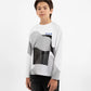 Gulliver Boys' White Graphic Print Long-Sleeve Shirt