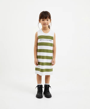 Gulliver Striped Sleeveless Knitted Dress for Girl Mini-Ecuador