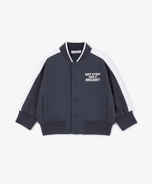 Gulliver Zip-Up Blue Sweatshirt for Baby Boys