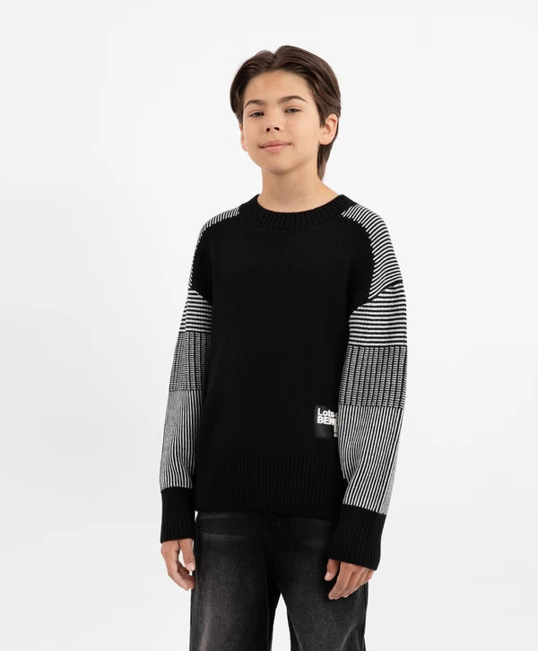 Gulliver Boys' Black Knit Sweater