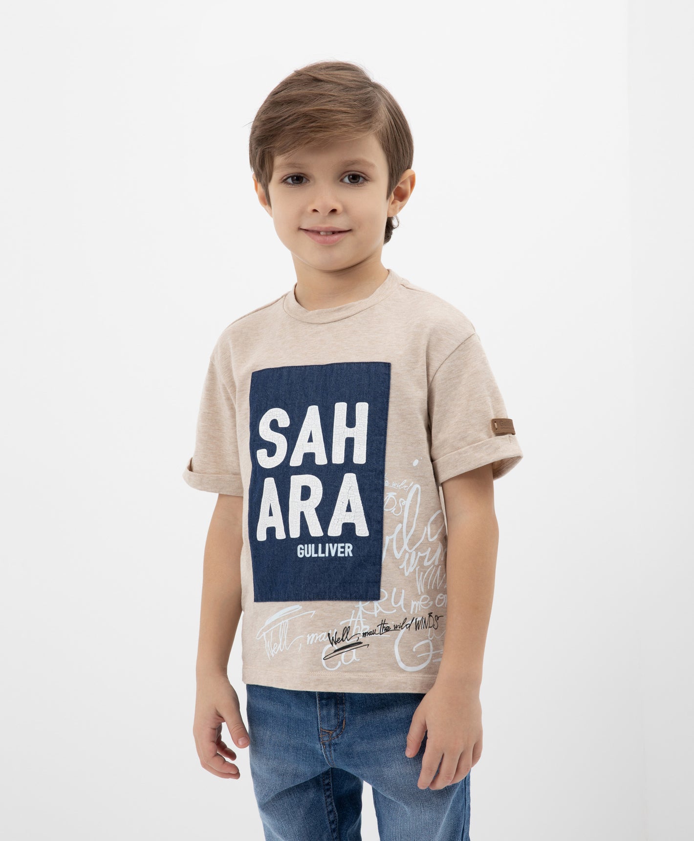 Gulliver Beige T-shirt for Boys