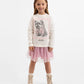 Gulliver Elegant Pink Mesh Skirt for Girls