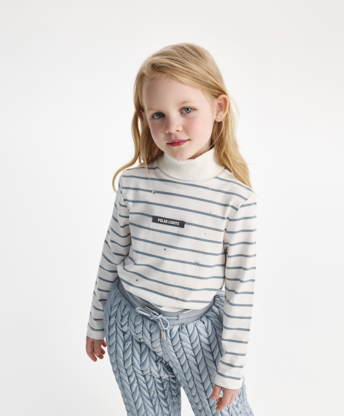 Gulliver Turtleneck Milky color for Girls Mini - Polar Owl