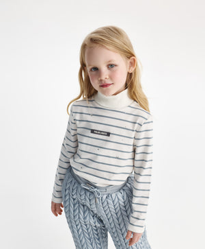 Gulliver Turtleneck Milky color for Girls Mini - Polar Owl