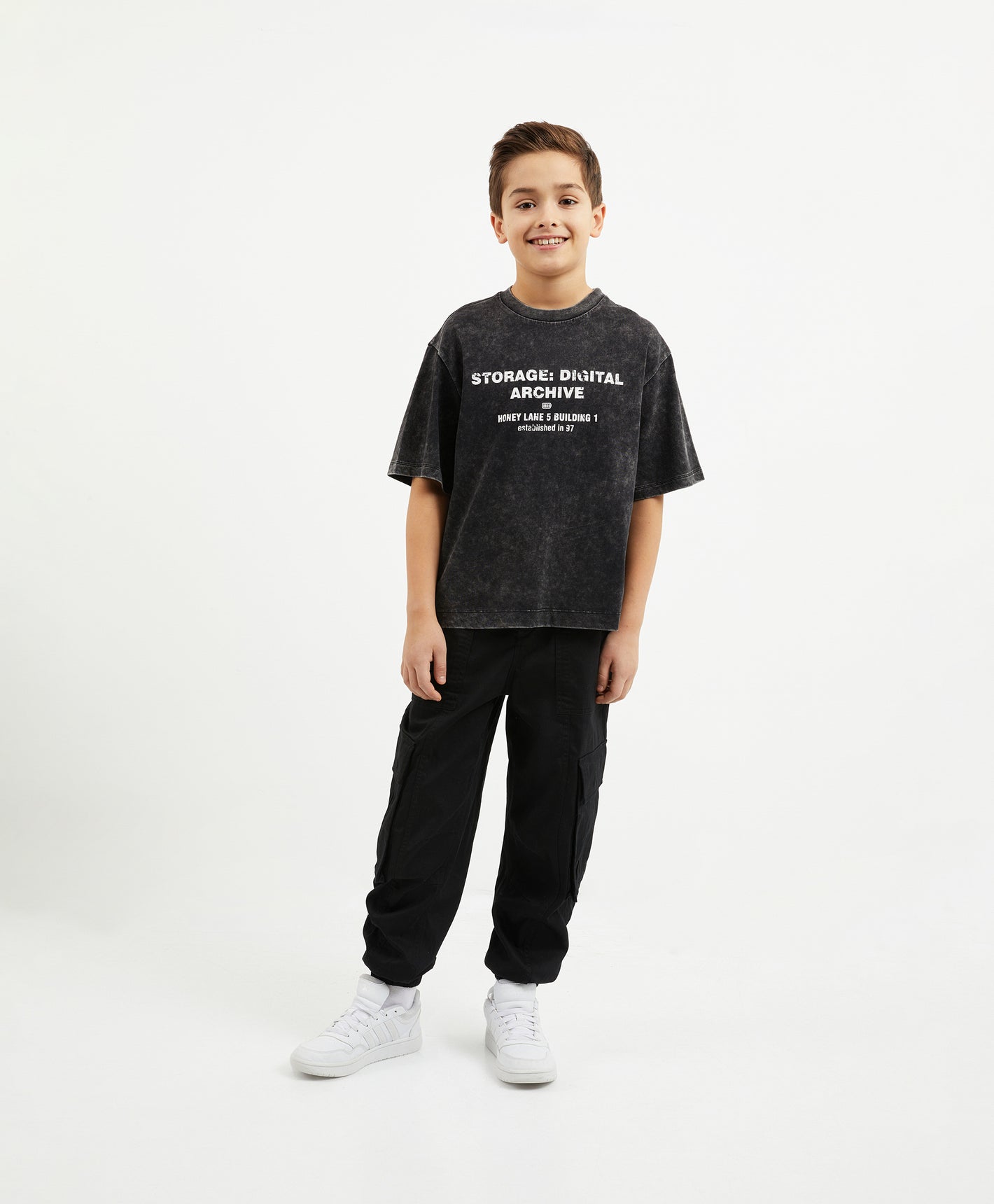Gulliver Black Trousers for Boy Junior-Matrix