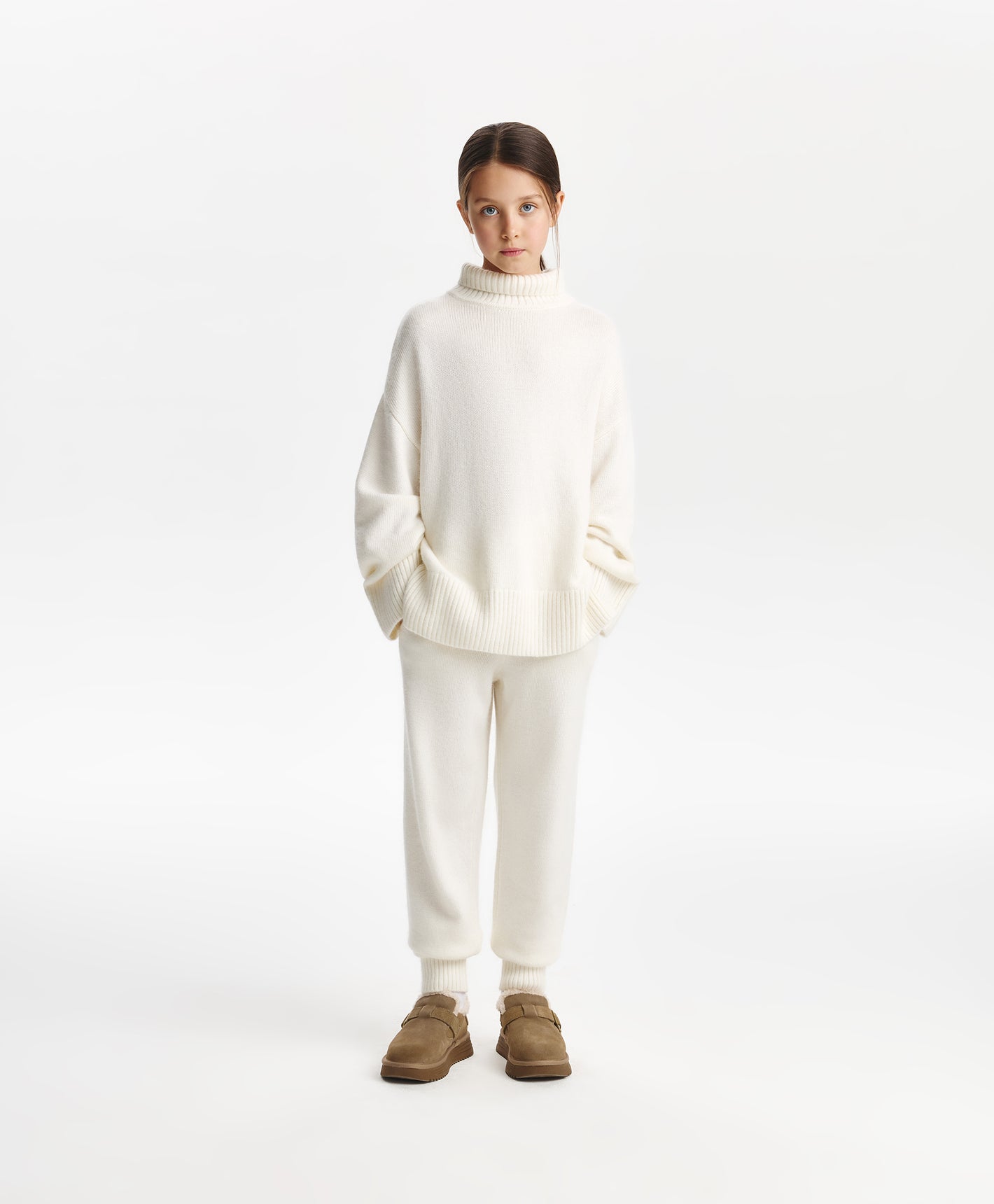 Gulliver Trousers Milky color for Girls Junior - Monet